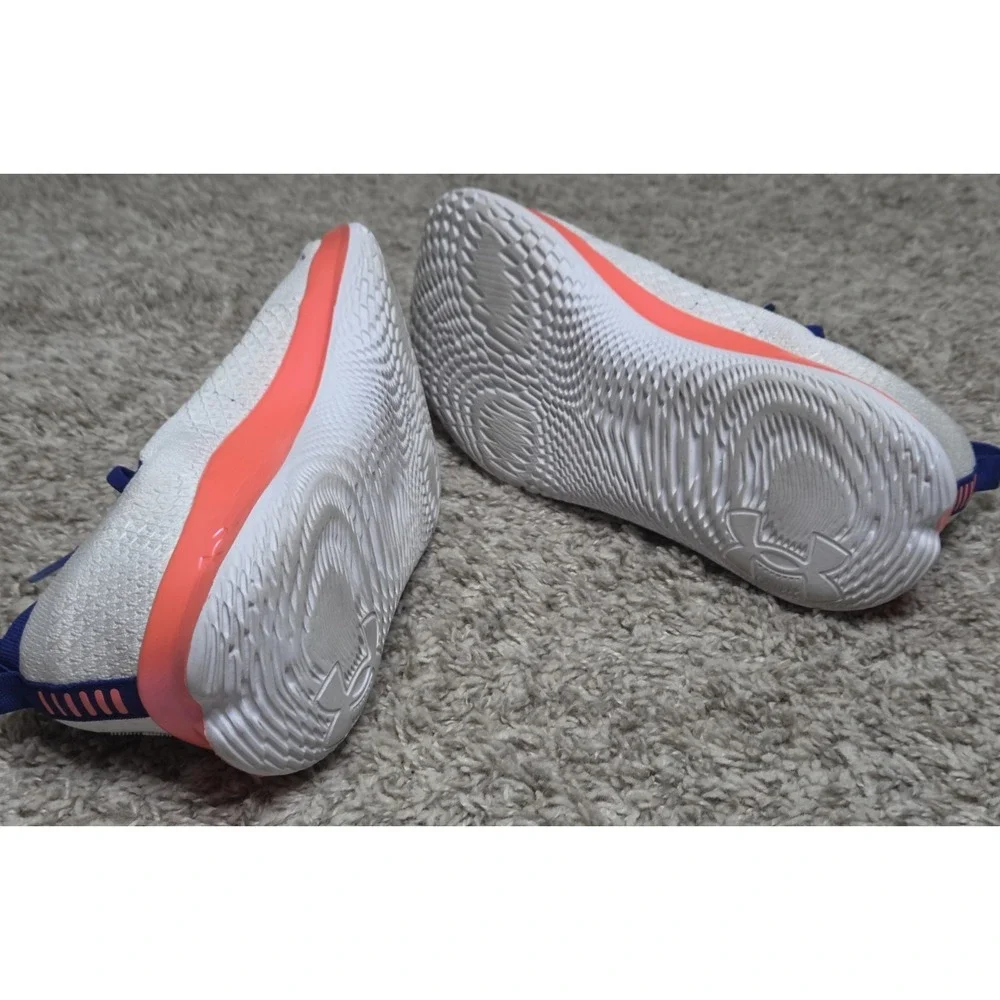 Under Armour Flow Velociti SE Mens Size 10 White Royal Running Shoes 3024016-105